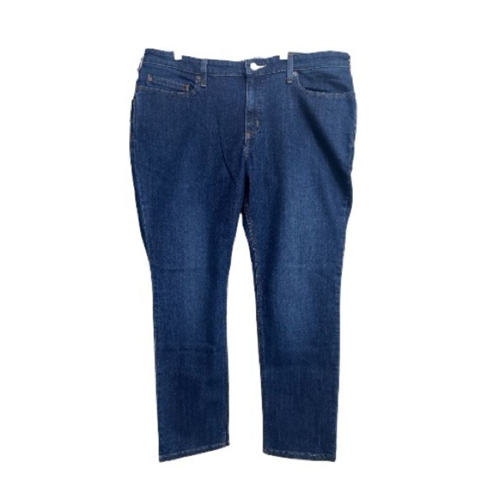 Carhartt Women's Rugged Flex Jeans Size 16 Short Blue Mid Rise Relaxed Fit